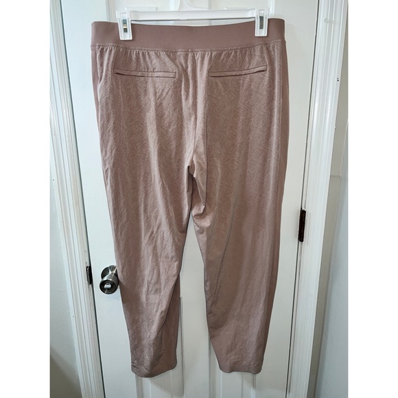 Athleta Brooklyn Textured Ankle Pant Grain Camo Mocha Latte - Picture 2 of 7